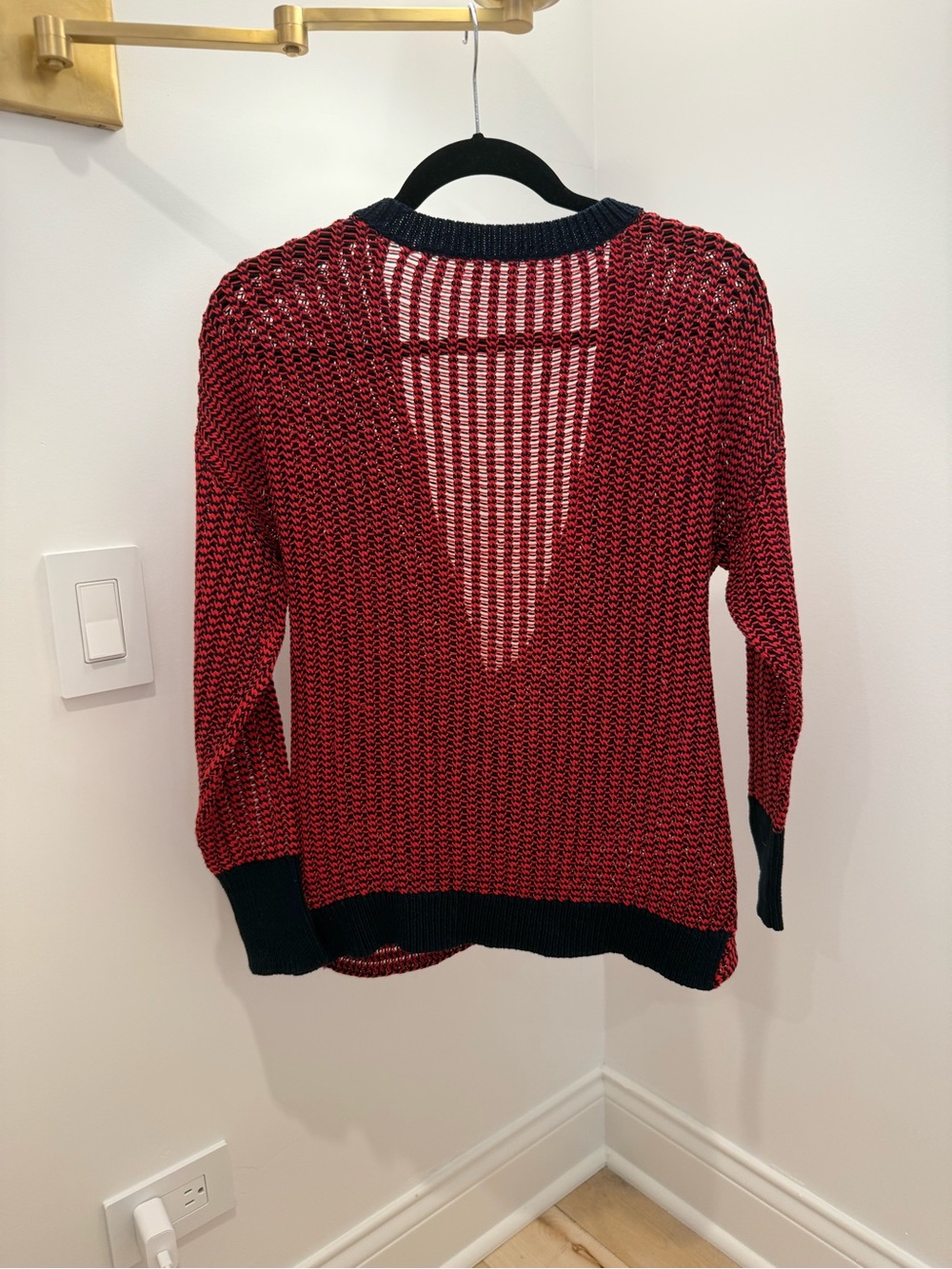 Derek Lam 10 Crosby X Intermix Knit Sweater with Open Back